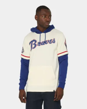 47 Brand Atlanta Braves Shortstop Hoodie Cream