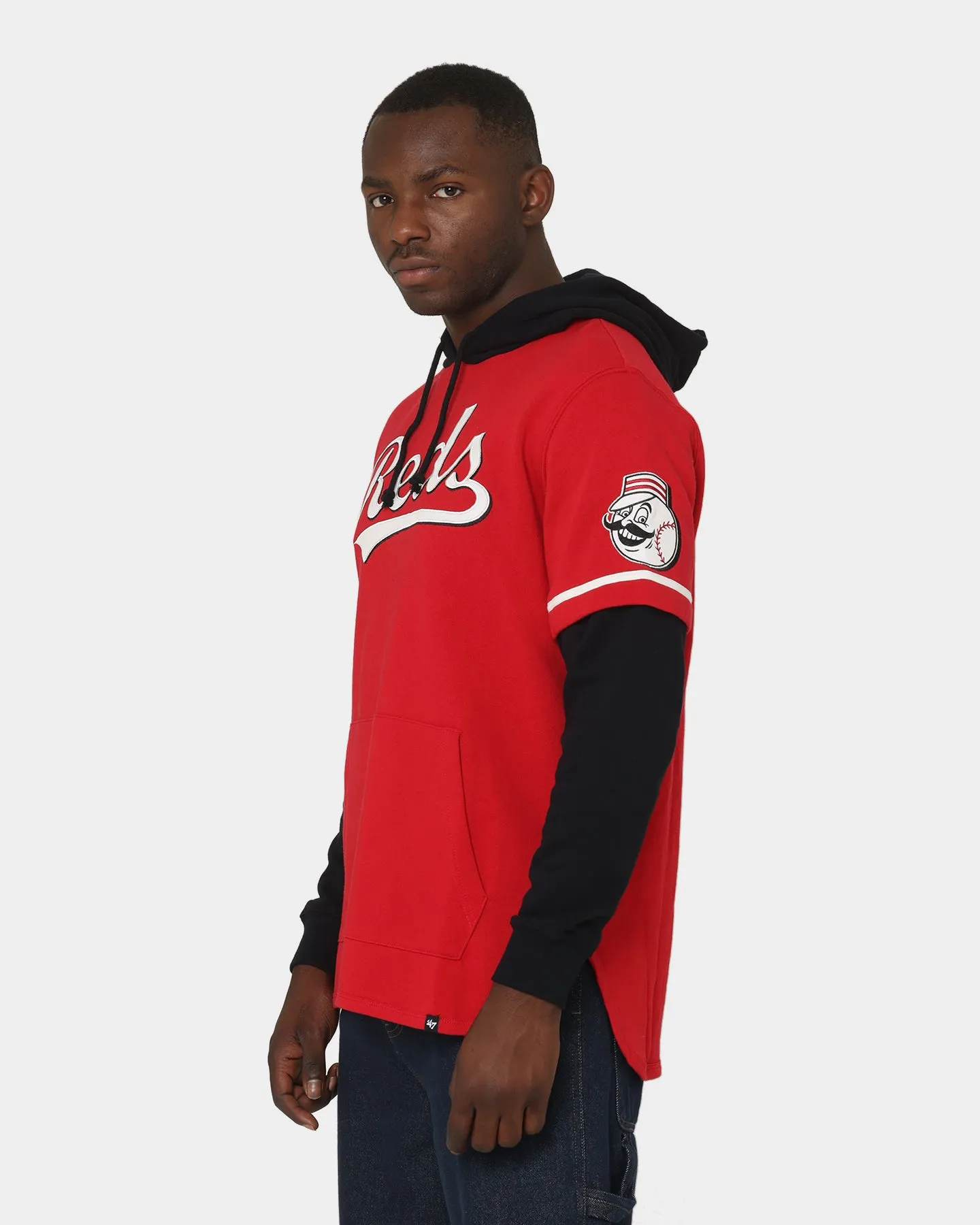 47 Brand Cincinnati Reds Shortstop Hoodie Red