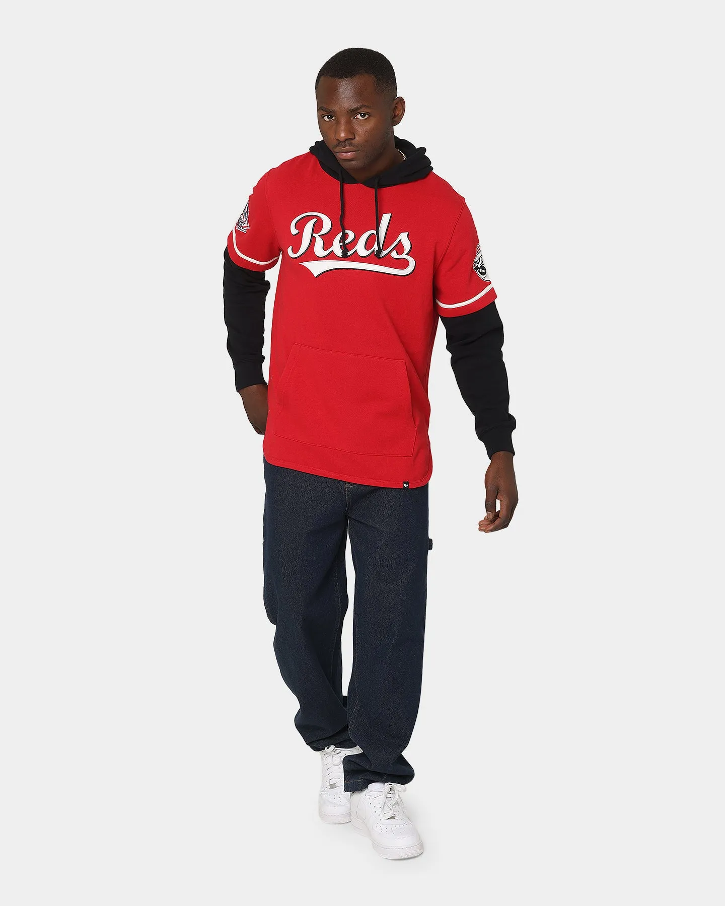 47 Brand Cincinnati Reds Shortstop Hoodie Red