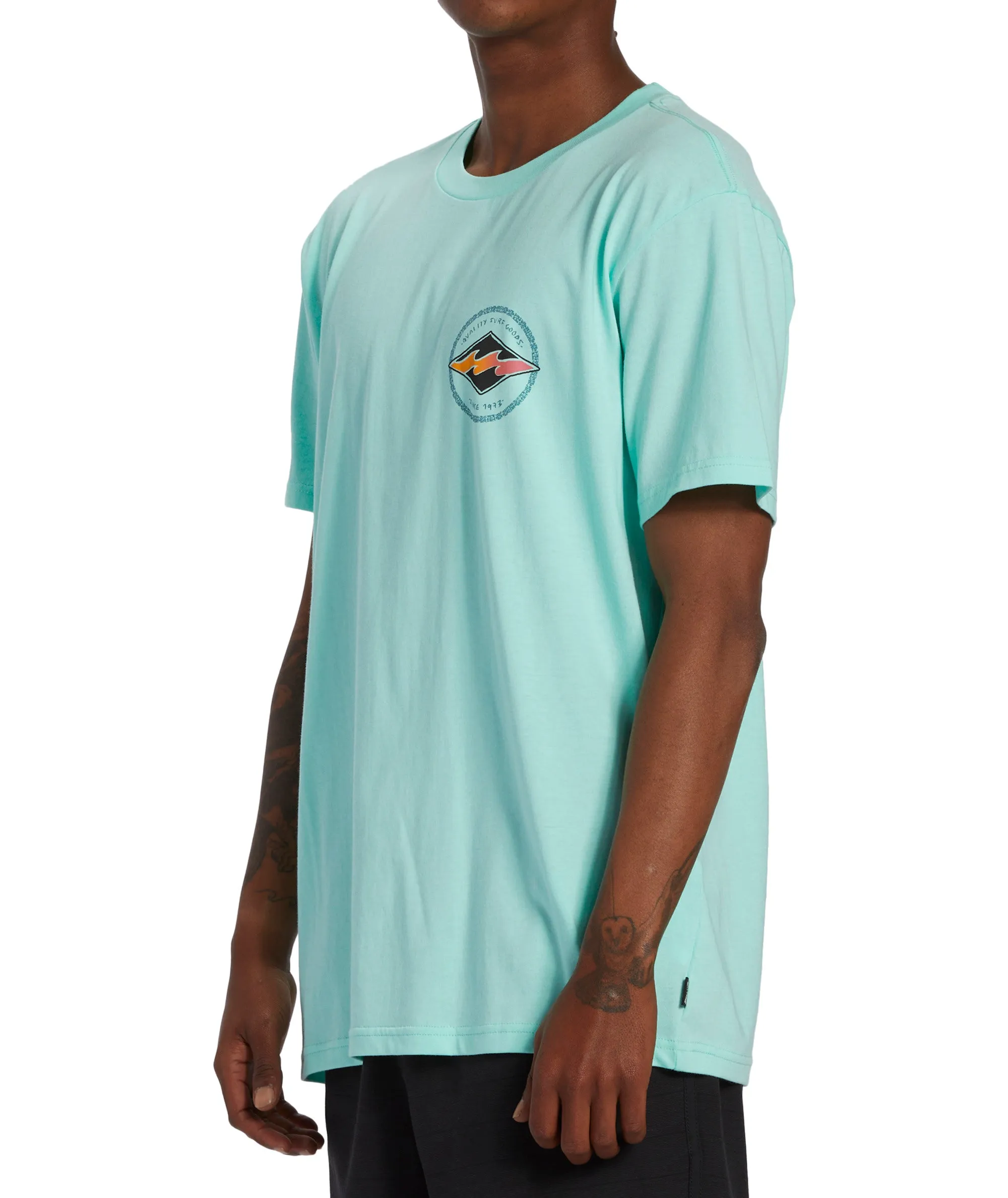 Billabong Mens Rotor Diamond Short Sleeve Cotton T-Shirt