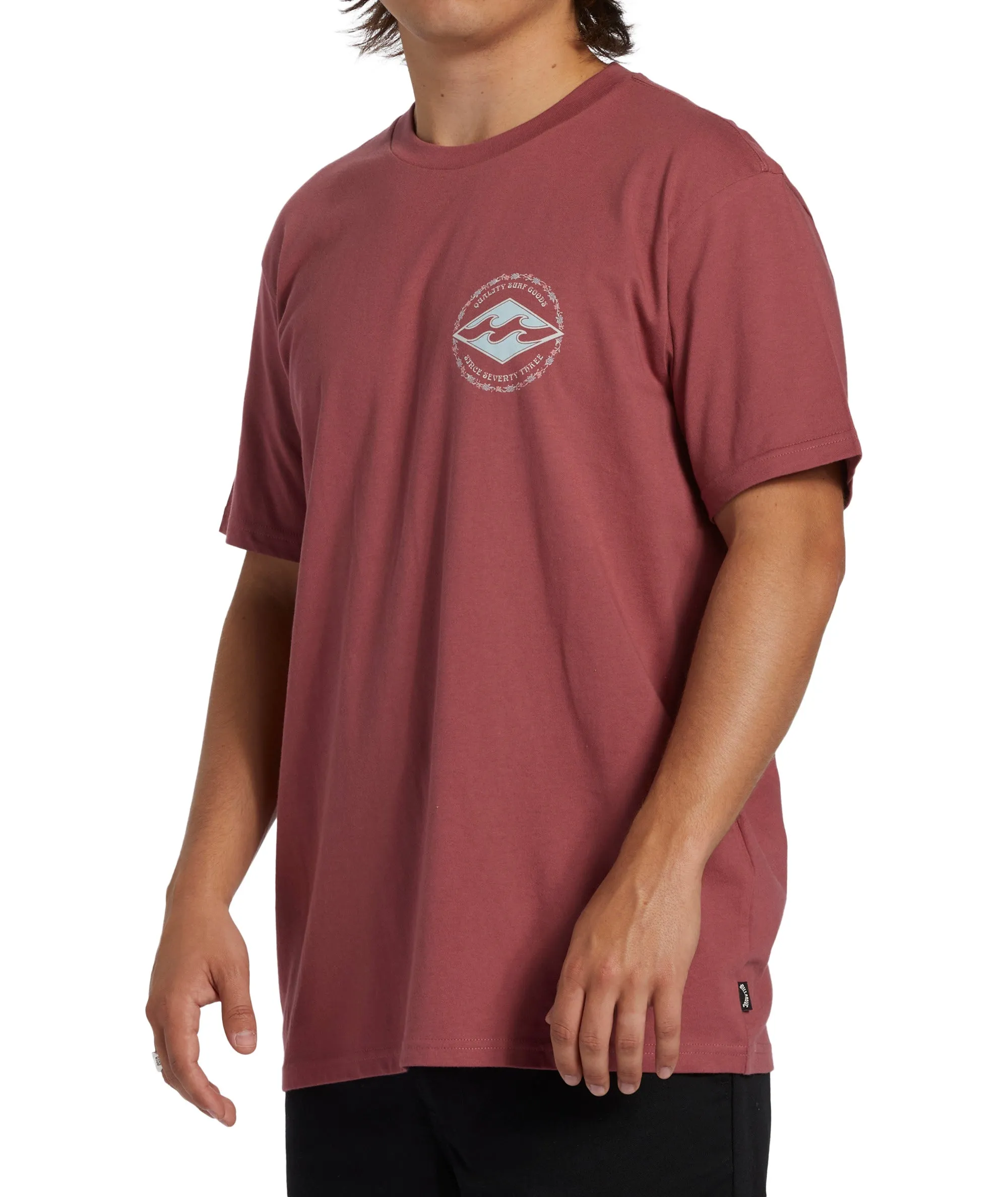 Billabong Mens Rotor Diamond Short Sleeve Cotton T-Shirt