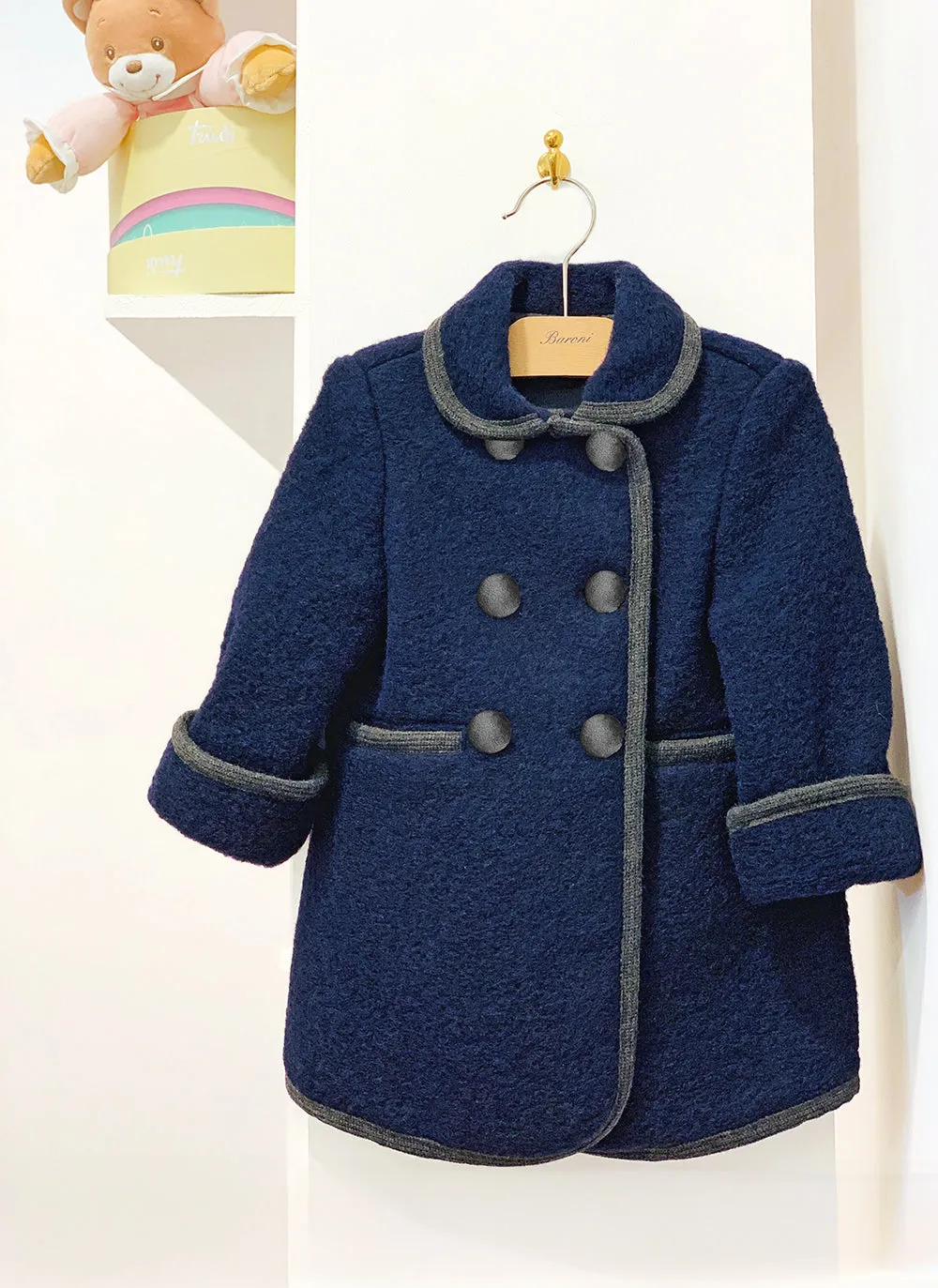 Boiled Wool Coat