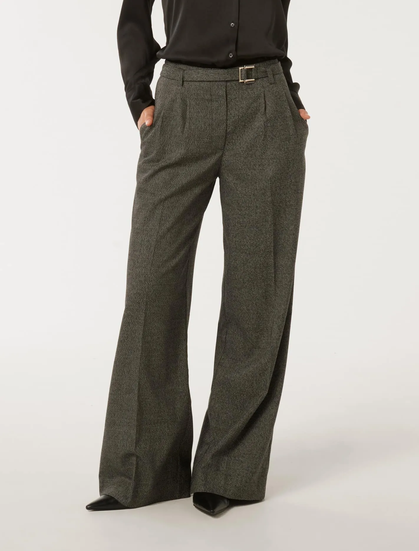 Charlie Belted Wide Leg Pants