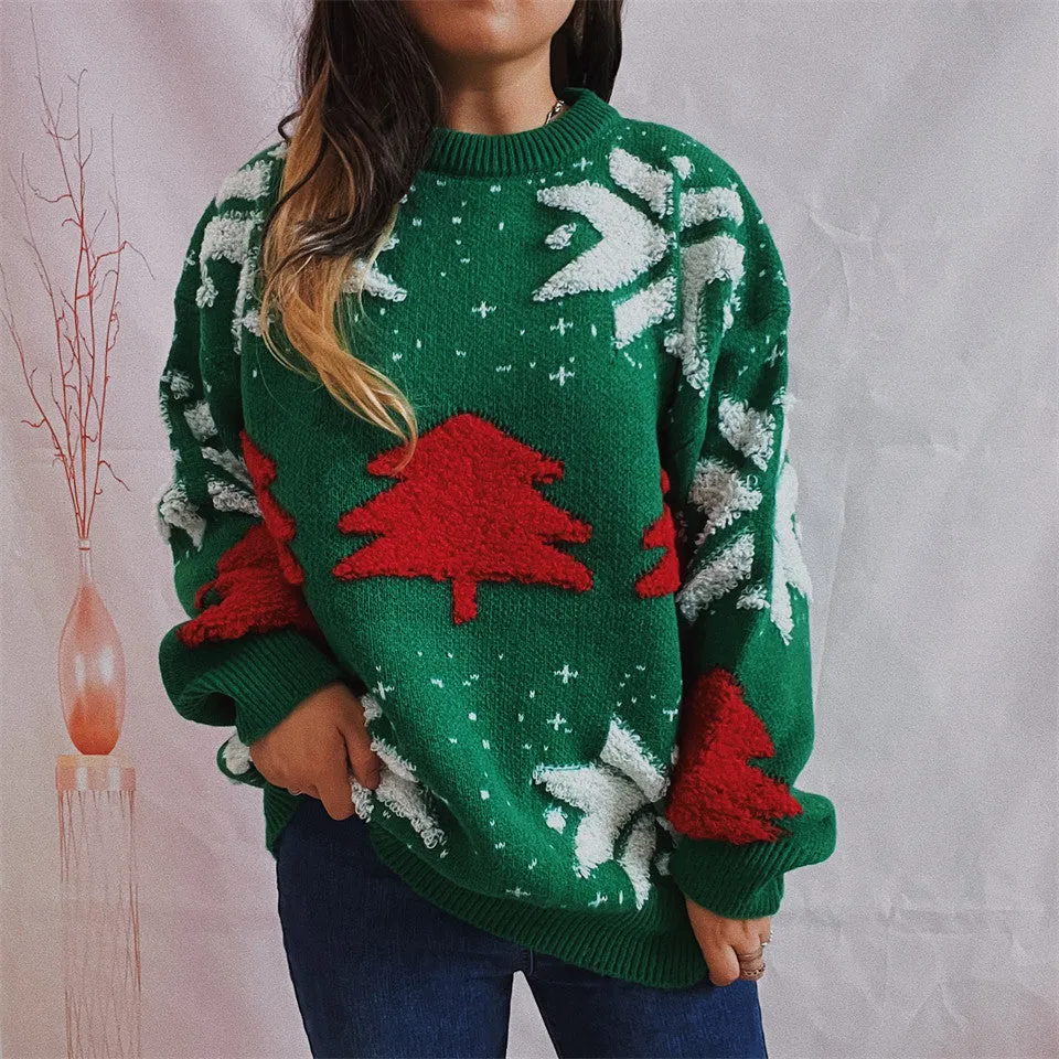 Christmas 🎄 Christmas Gifts 🎄 Long Sleeve Christmas Tree Sweater