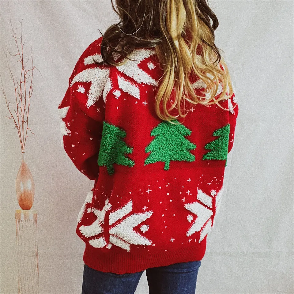 Christmas 🎄 Christmas Gifts 🎄 Long Sleeve Christmas Tree Sweater