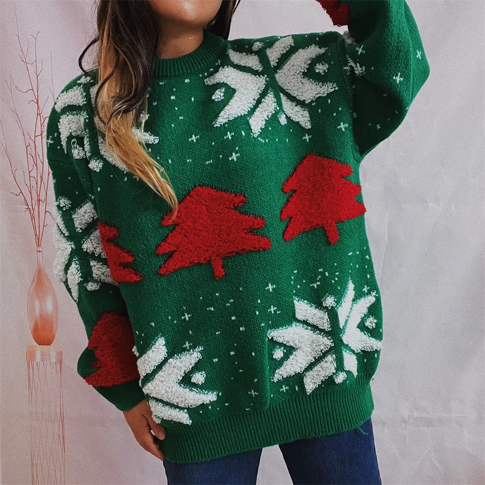 Christmas 🎄 Christmas Gifts 🎄 Long Sleeve Christmas Tree Sweater