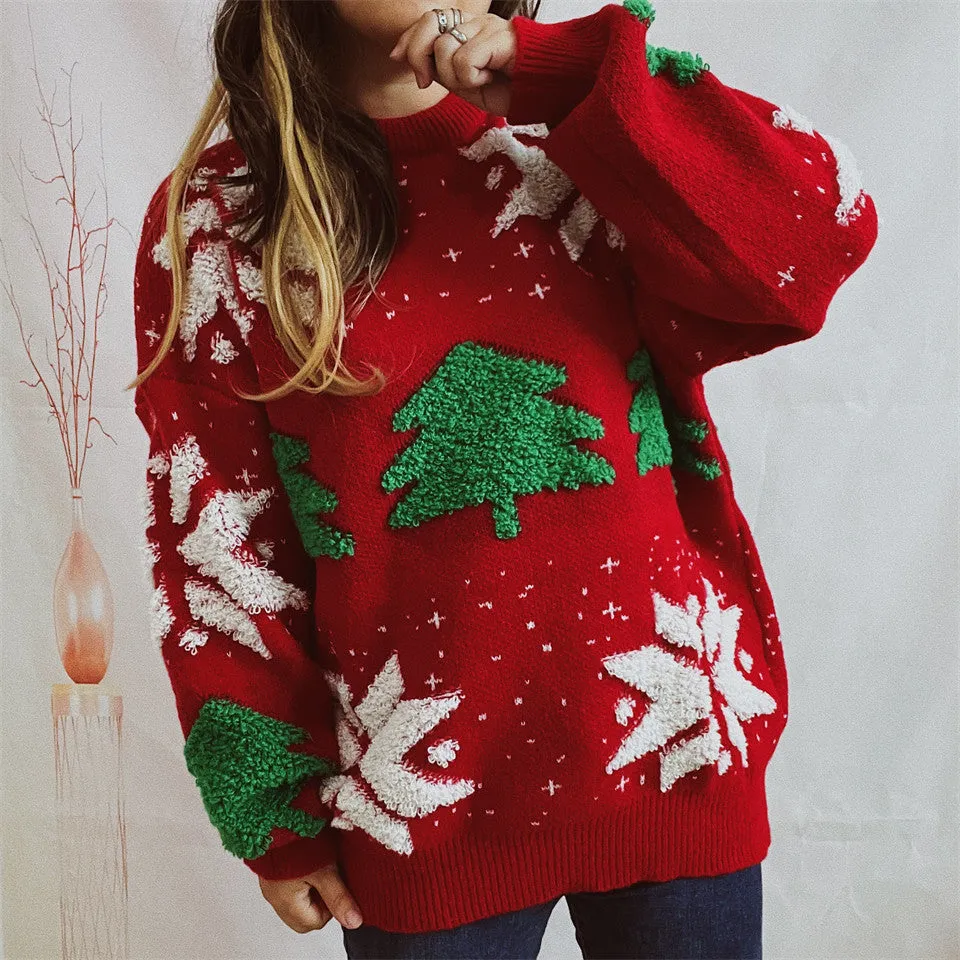 Christmas 🎄 Christmas Gifts 🎄 Long Sleeve Christmas Tree Sweater