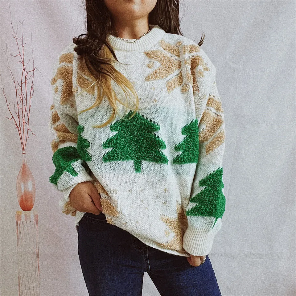 Christmas 🎄 Christmas Gifts 🎄 Long Sleeve Christmas Tree Sweater