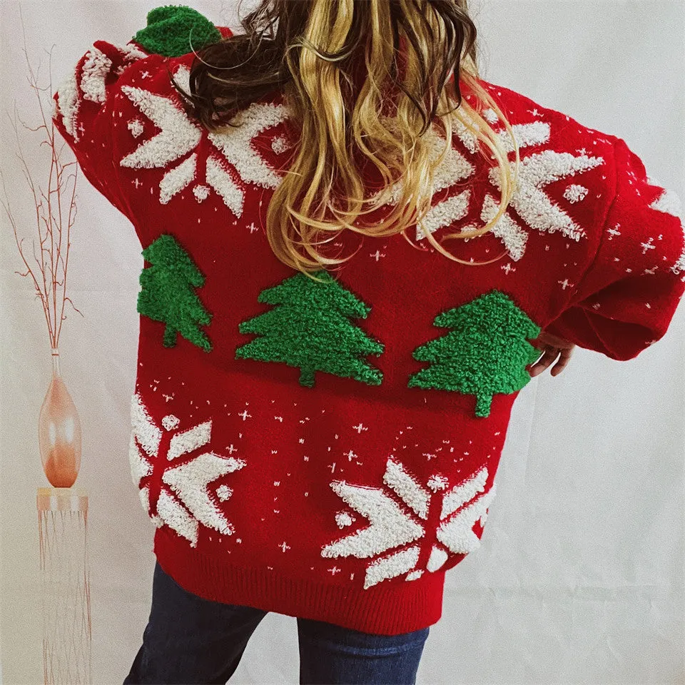 Christmas 🎄 Christmas Gifts 🎄 Long Sleeve Christmas Tree Sweater