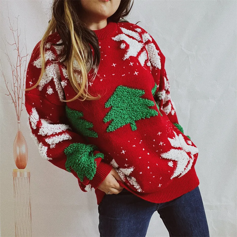 Christmas 🎄 Christmas Gifts 🎄 Long Sleeve Christmas Tree Sweater