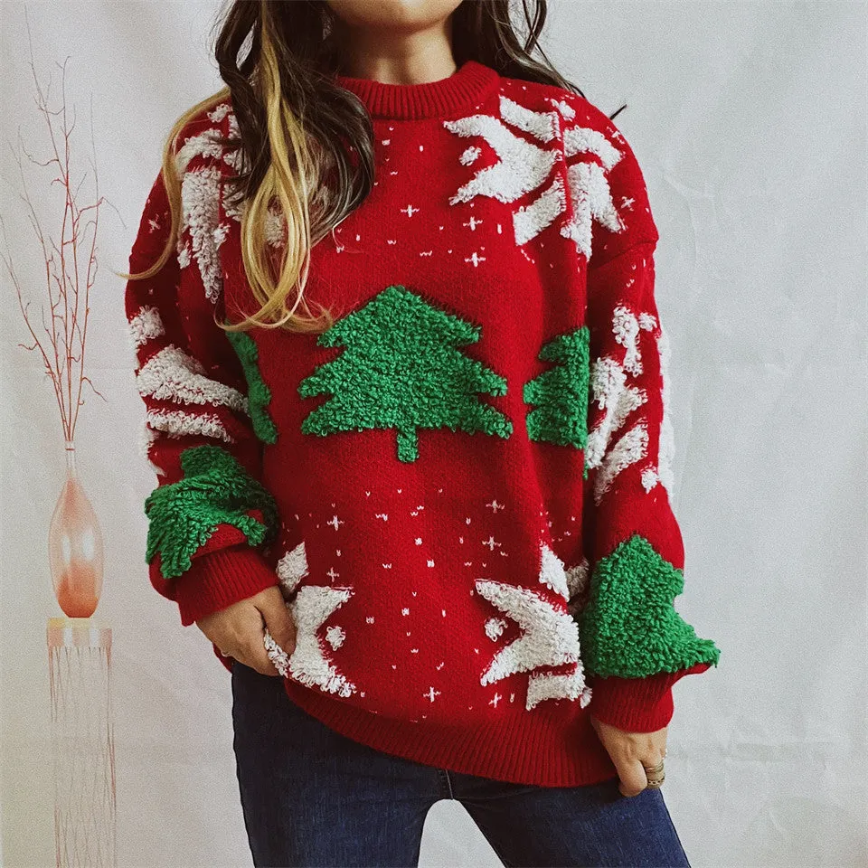 Christmas 🎄 Christmas Gifts 🎄 Long Sleeve Christmas Tree Sweater