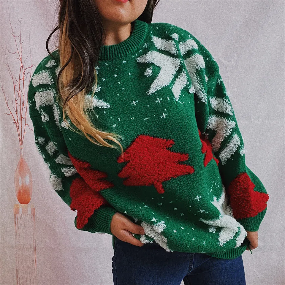 Christmas 🎄 Christmas Gifts 🎄 Long Sleeve Christmas Tree Sweater