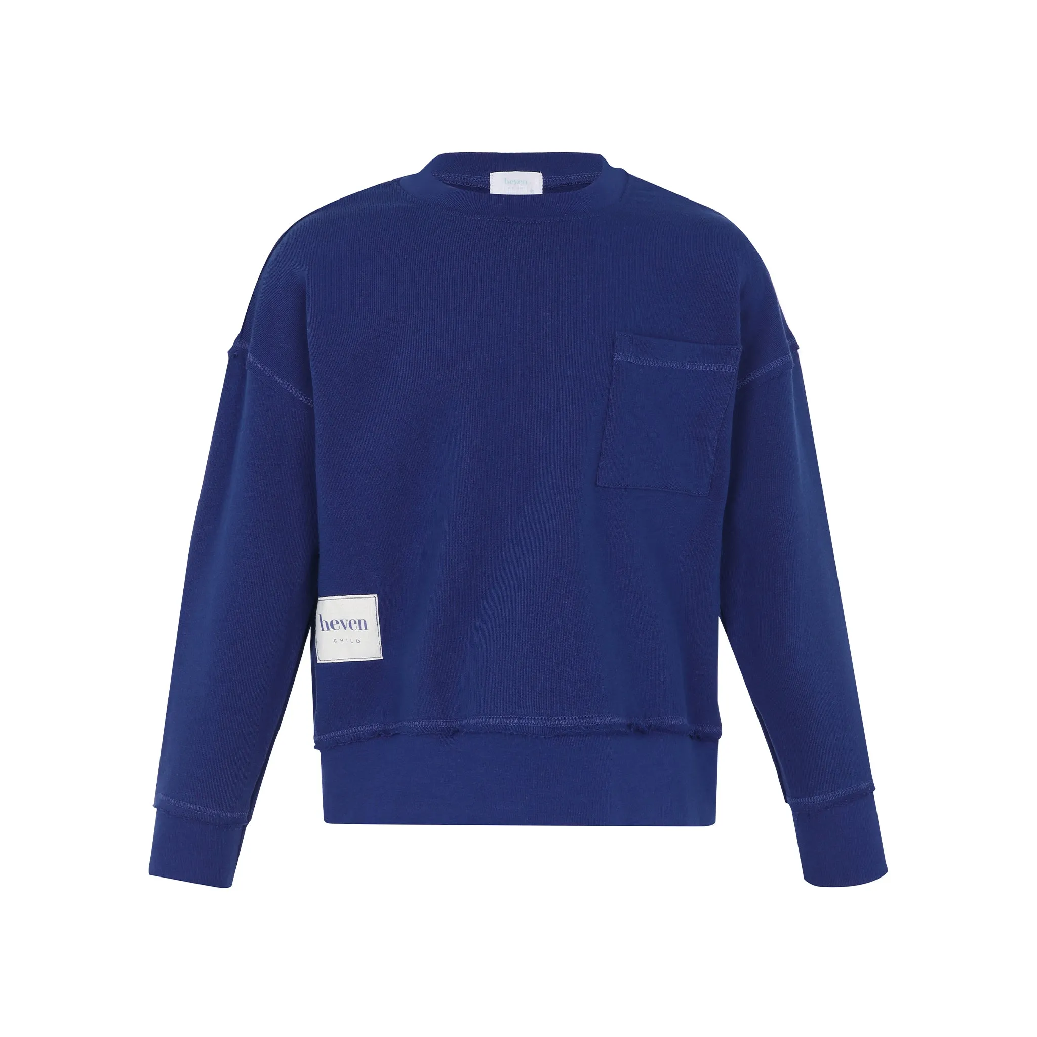 Cobalt Logo Patch Crewneck Sweatshirt