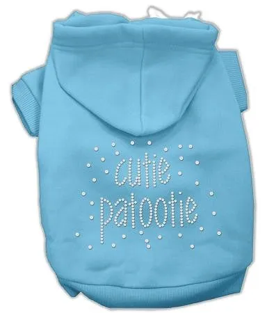 Cutie Patootie Rhinestone Hoodies Baby Blue S (10)