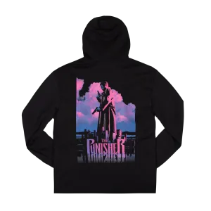 Frank Castle Punisher Sunset Black Hoodie