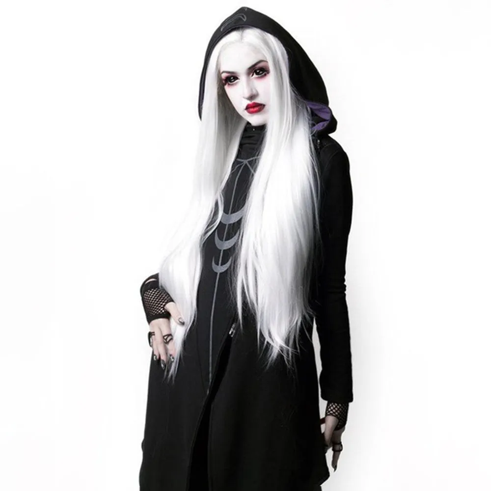 Gothic Sweatshirt Thick Fleece Hooded Sweatshirt