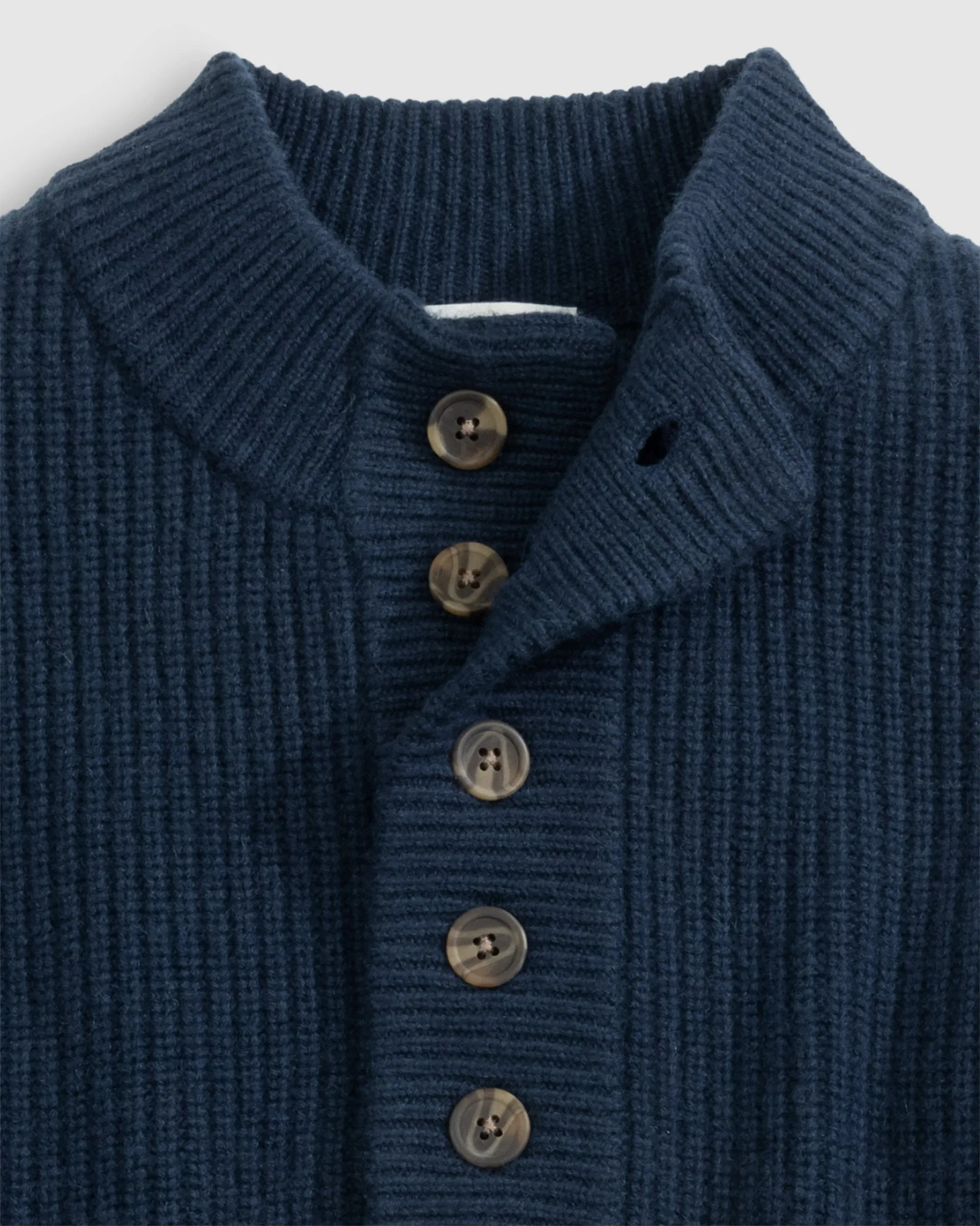 Kerrigan Cashmere Blend Henley Sweater