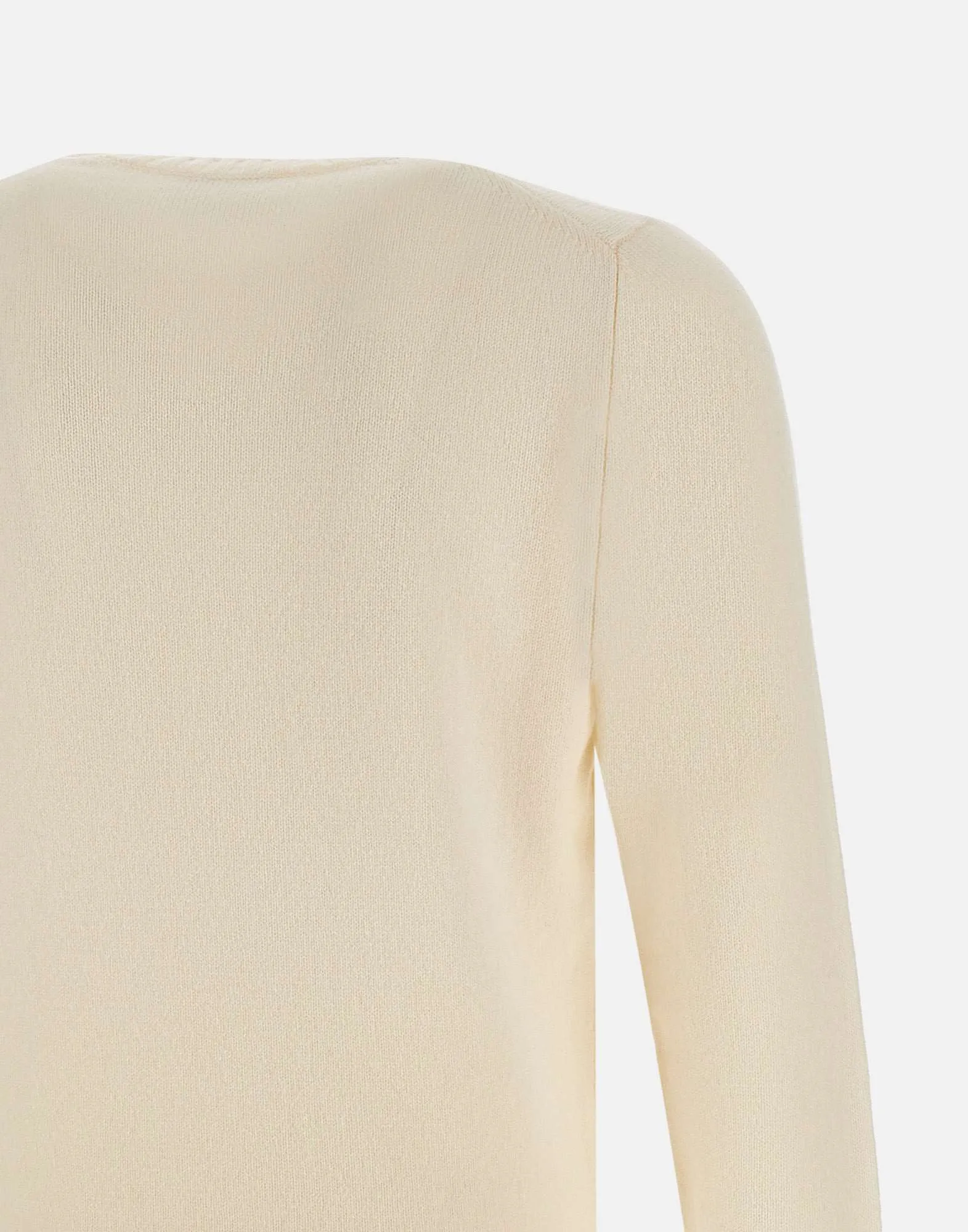 Merino Wool and Cashmere Crew Neck Sweater