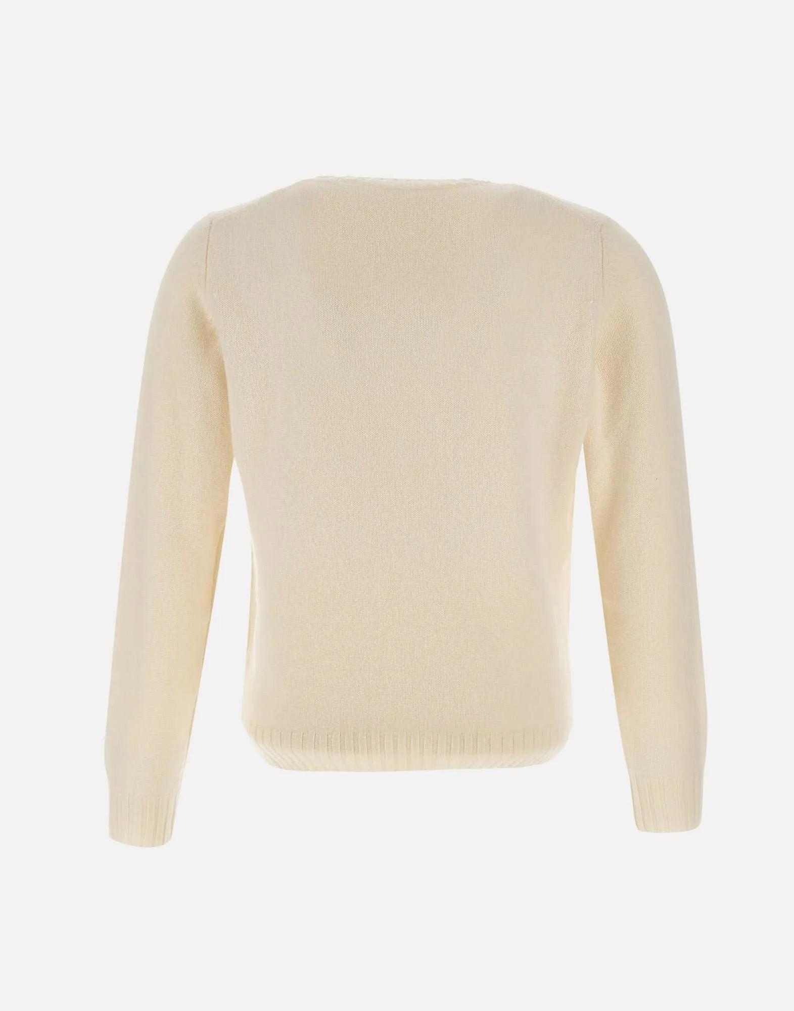 Merino Wool and Cashmere Crew Neck Sweater