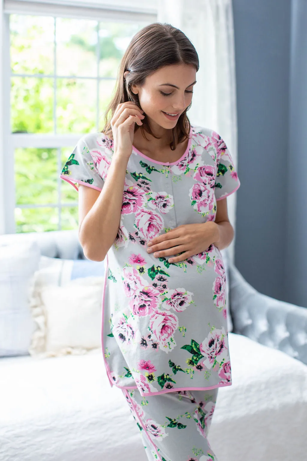 Olivia Maternity Nursing Pajamas