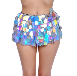 Pastel Meadow Sequin Skirt