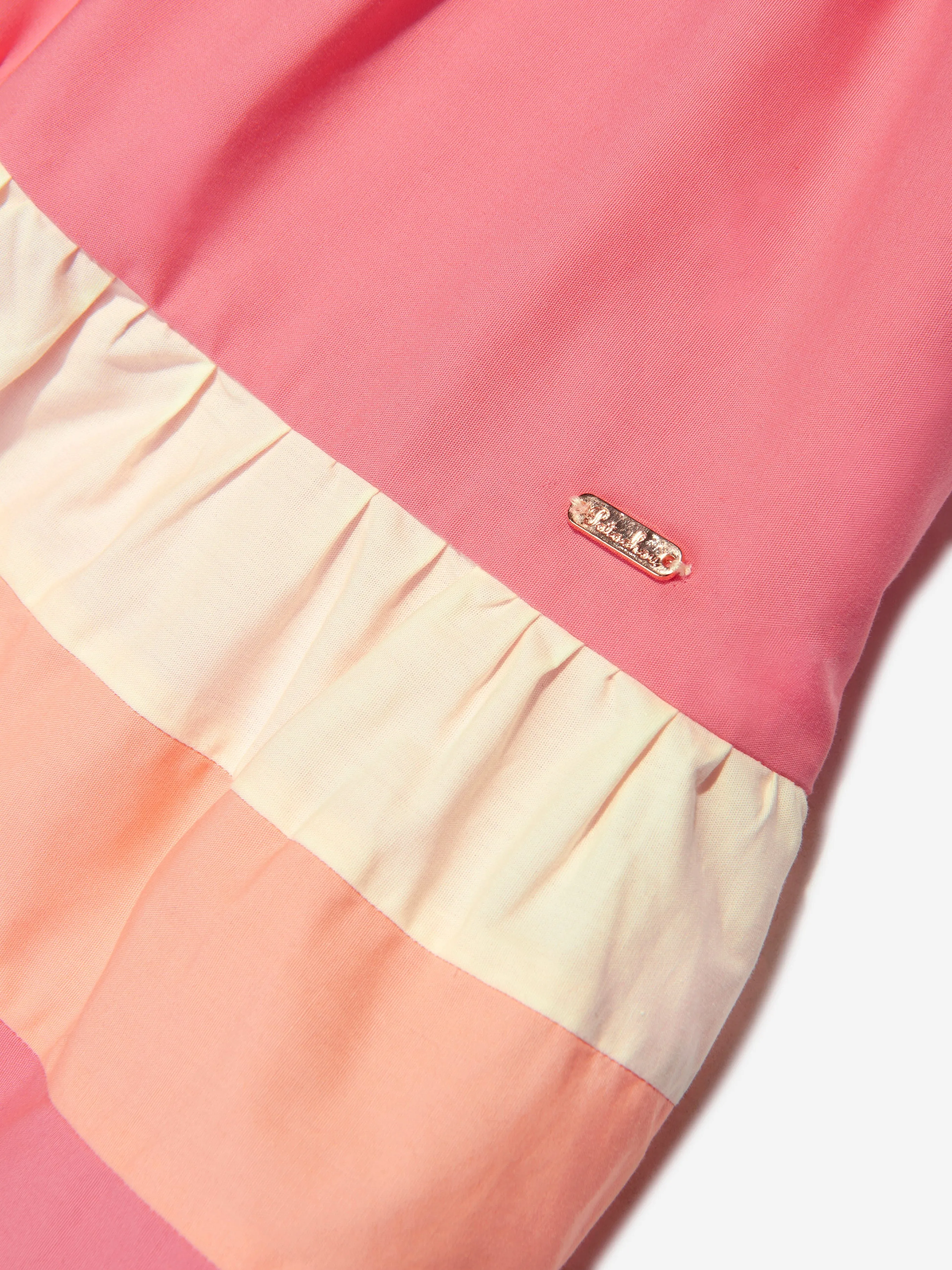 Patachou Girls Striped Skirt in Pink