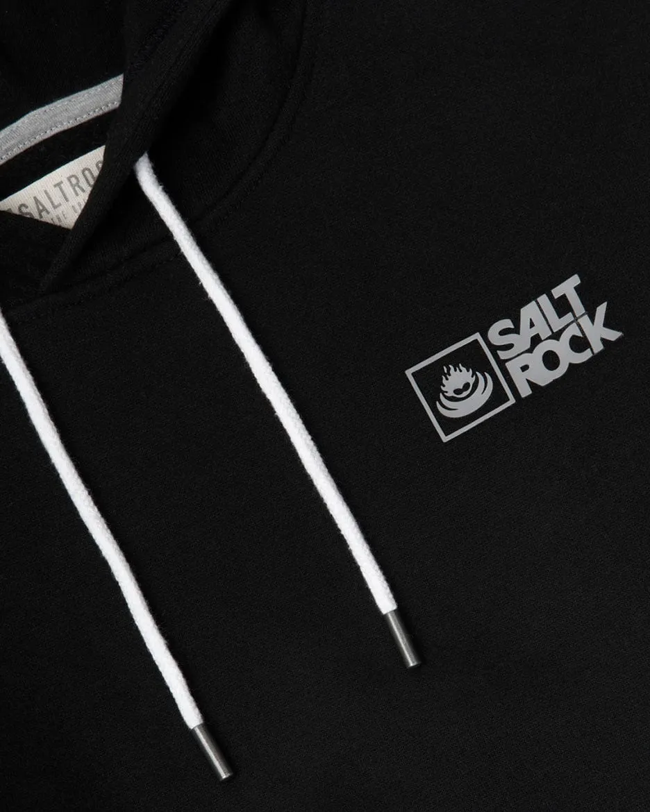 Saltrock Original - Mens Pop Hoodie - Black