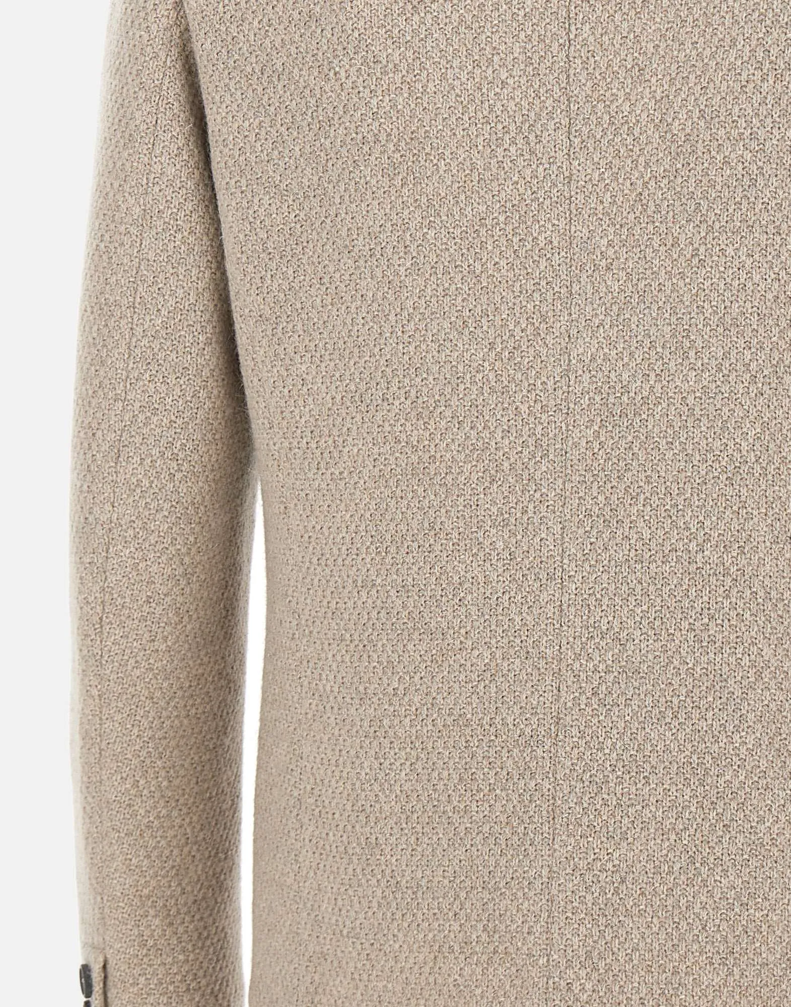 Sand Wool Mohair Blend Blazer