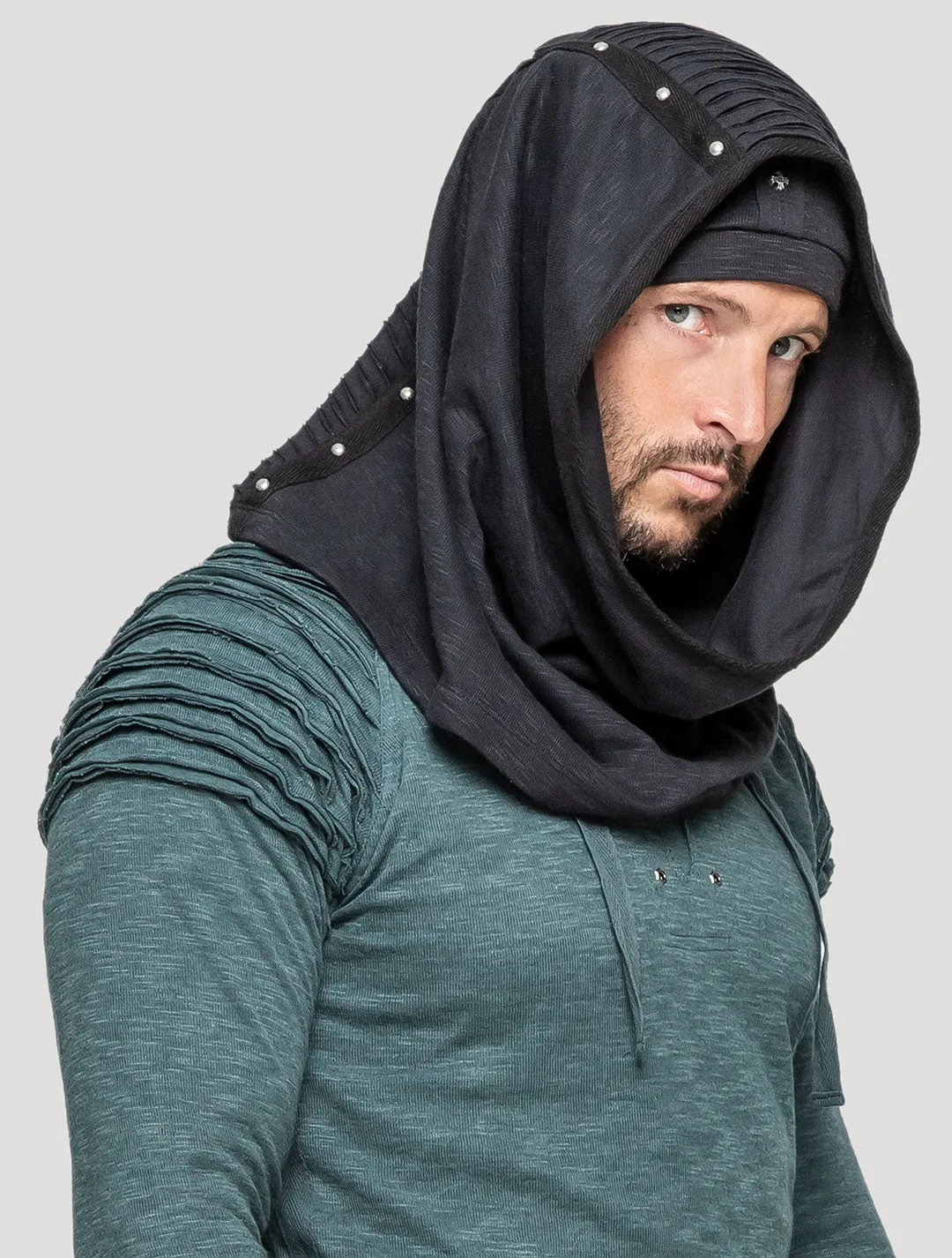 Straps Hooded Neckwarmer