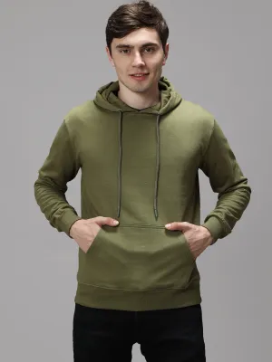 The Greenage Olive Green Hoodie