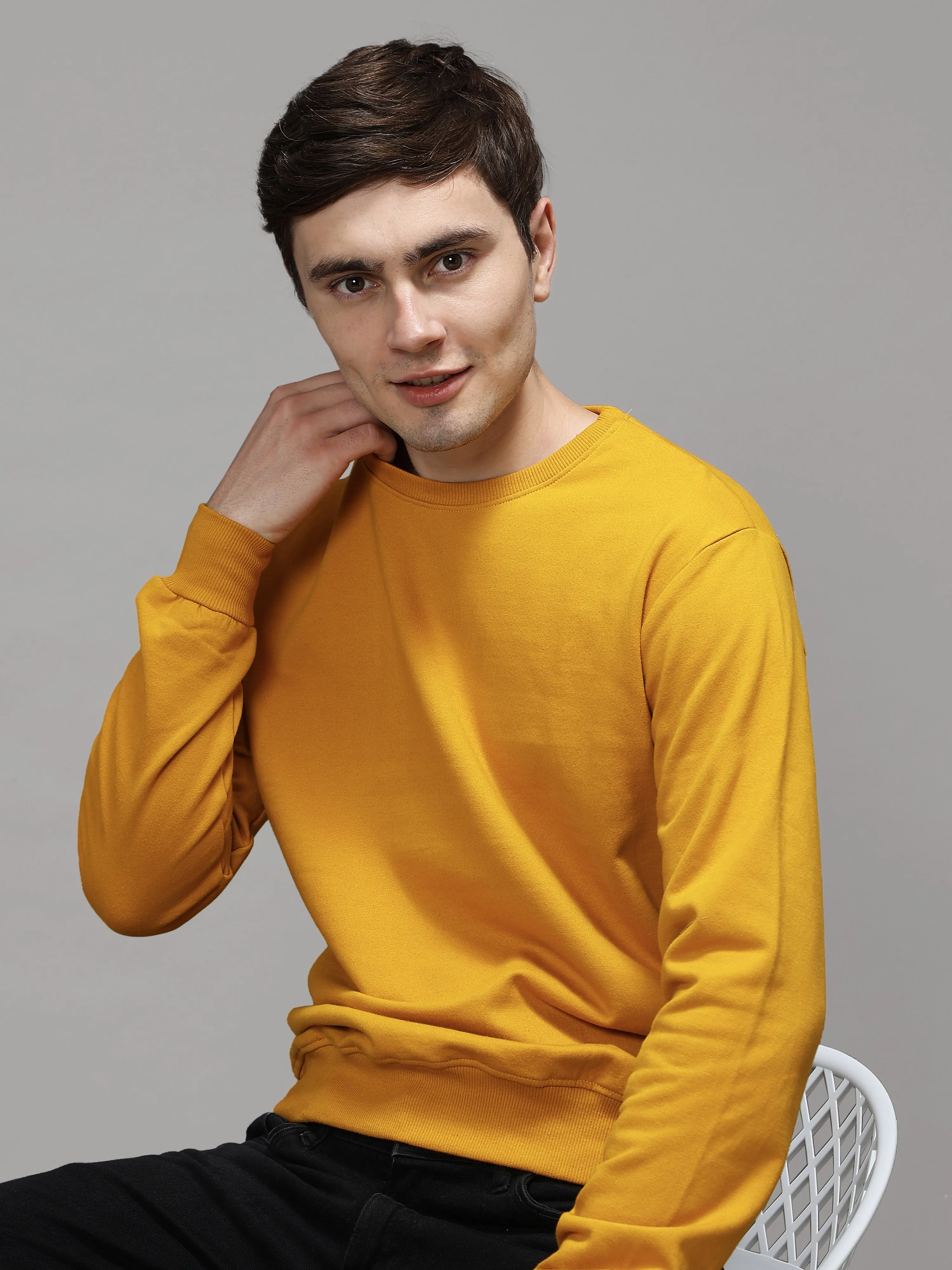 The Greenage Yellow Sweat Shirt