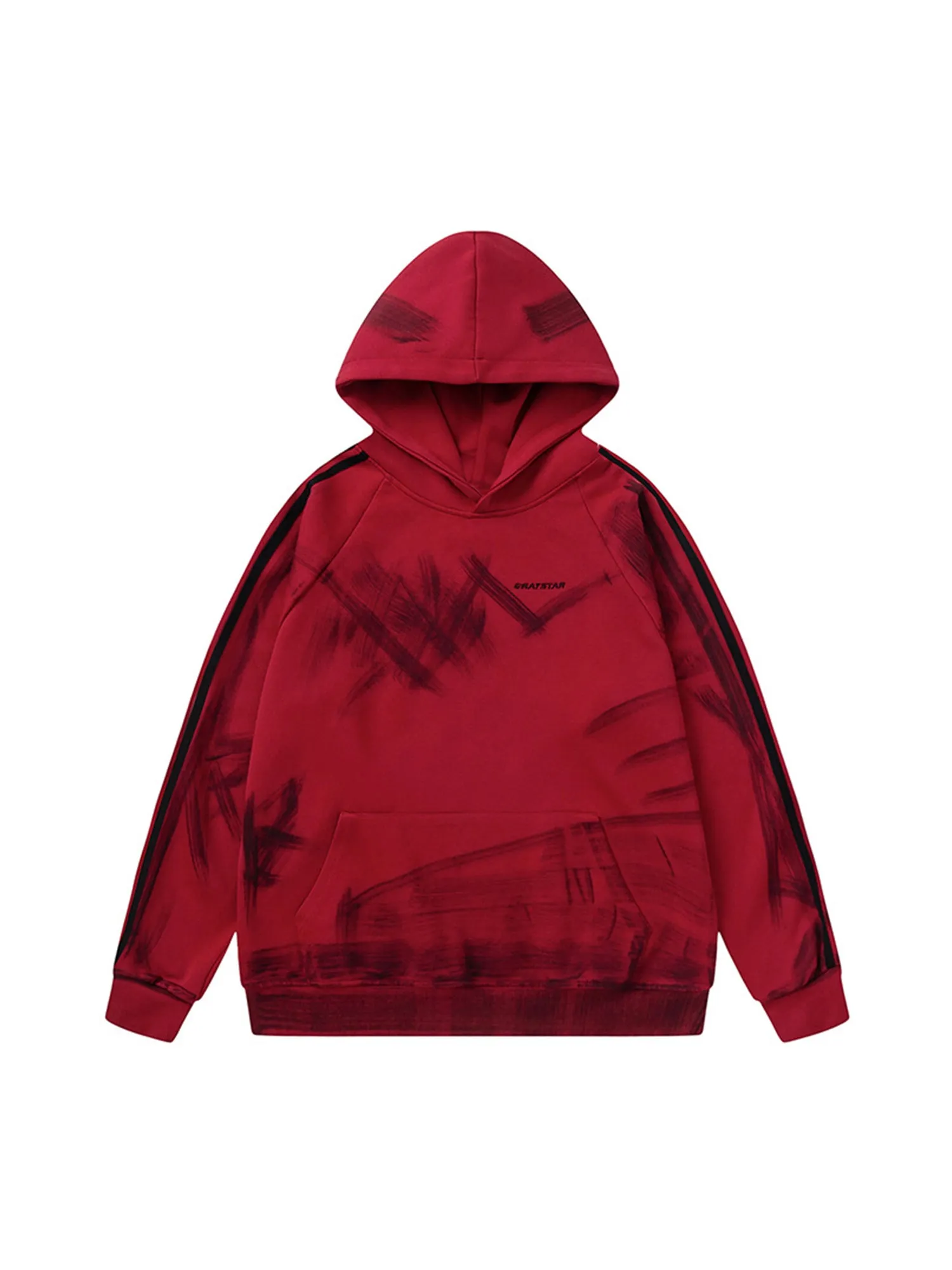 Thesupermade Brush Painted Hoodie