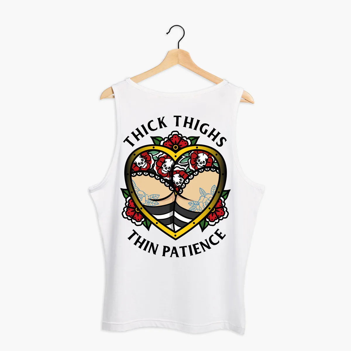 Thick Thighs Thin Patience Tank (Unisex)