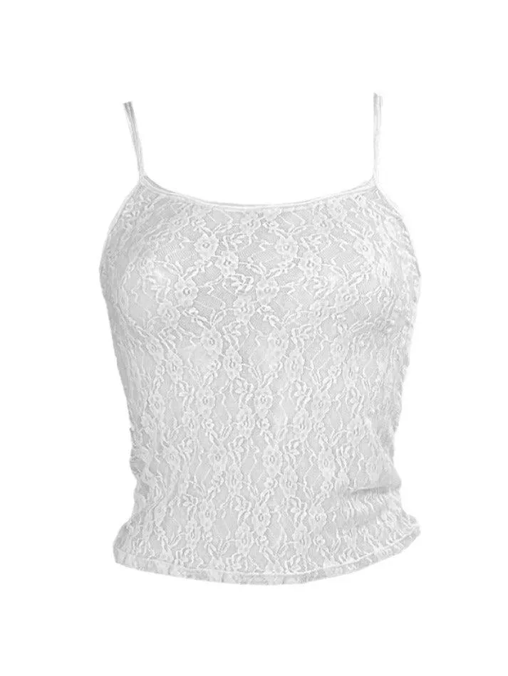 Uniwim All Over Lace Slim Cami Top