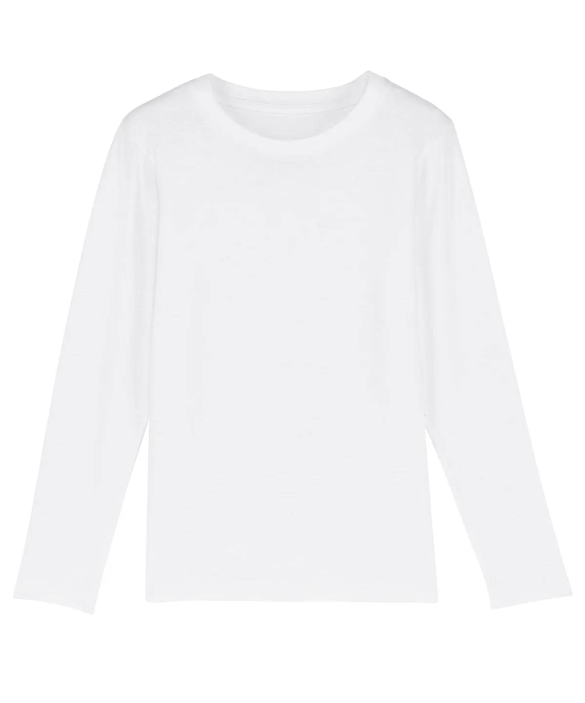 White - Mini hopper long sleeve kids t-shirt (STTK907)