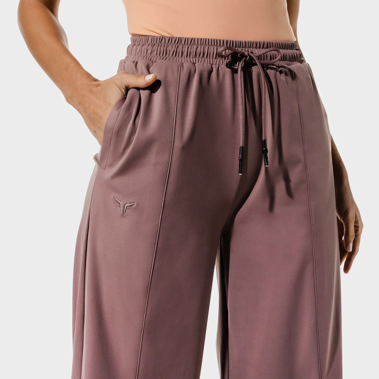 Women's Fitness - Wide Leg Pants - Copper Coin